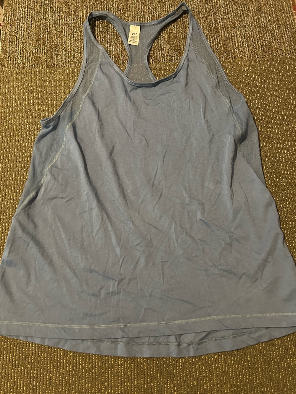 VSX Light Blue Racerback Performance Tank